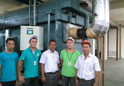 0.6MPa steam-type double-effect absorption chiller for Medan Coffee Factory, Indonesia