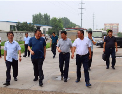 The mayor of Qingzhou City, Shandong Province, Ju Liqiang and his party came to our company to inspect and guide the work