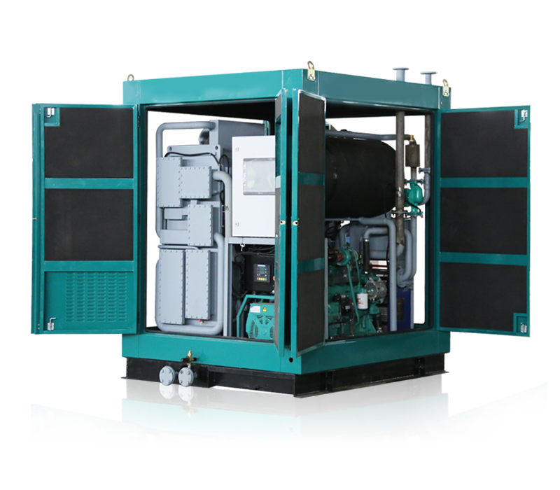 Combined cooling, heating and power unit