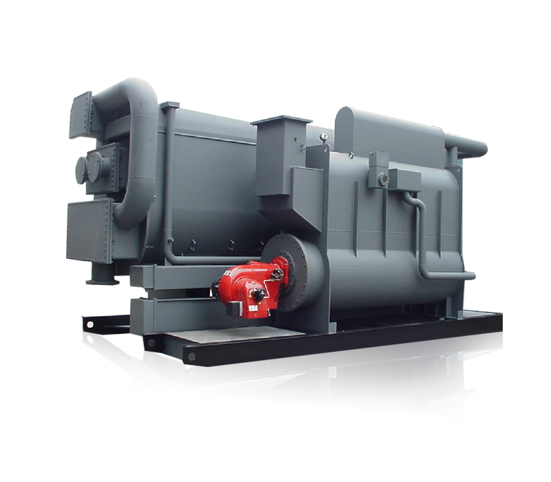 Direct fired absorption chiller